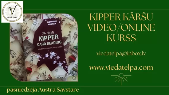 KIPPER KĀRŠU VIDEO KURSI/apguvei BEZ grupas/no jebkuras otrdienas